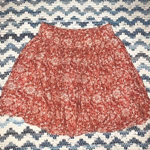 American Eagle Floral Pink Skirt